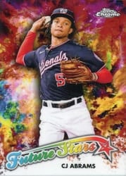 2023 Topps Chrome Future Stars CJ Abrams #FS-8 card