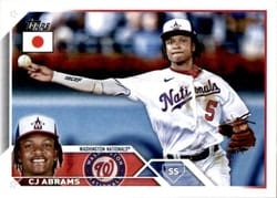 2023 Topps Japan Edition Base Set CJ Abrams #215 card