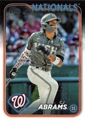 2024 Topps Base Set CJ Abrams #37 card