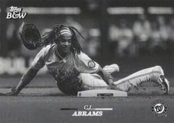 2024 Topps Black & White Base Set CJ Abrams #75 card