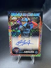 2024 Topps Chrome Update 2024 All-Star Game Autographs CJ Abrams #ASGCA-CA card