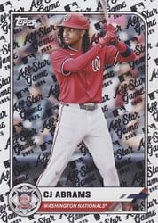 2025 Topps All Star Game Base Set CJ Abrams #38 card