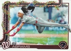 2025 Topps Holiday Base Set CJ Abrams #H146 card