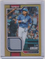 2026 Topps Real One Relics CJ Abrams #152 card