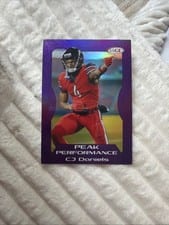 2026 SAGE Football Peak Performance CJ Daniels #PK-CJD2 card