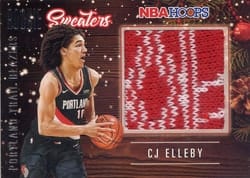 2020-21 Hoops Rookie Sweaters CJ Elleby #RSW-CJE card