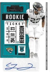 2020 Panini Contenders Base Set CJ Henderson #144 card