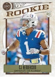 2020 Panini Legacy Base Set CJ Henderson #164 card