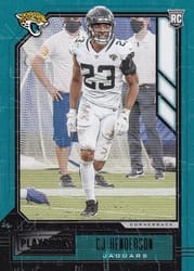 2020 Panini Playbook Base Set CJ Henderson #182 card