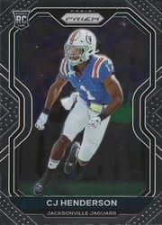 2020 Panini Prizm Base Set CJ Henderson #351 card