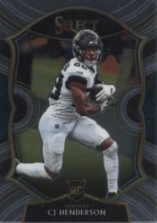 2020 Panini Select Base Set CJ Henderson #89 card