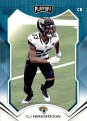2021 Panini Playoff Base Set CJ Henderson #66 card