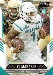 2021 Score Base Set CJ Marable #398 card