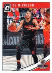2018-19 Donruss Optic Base Set CJ McCollum #11 card