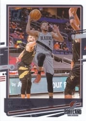 2020-21 Clearly Donruss Base Set CJ McCollum #36 card