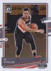 2020-21 Donruss Optic Base Set CJ McCollum #135 card