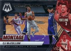 2020-21 Panini Mosaic Montage CJ McCollum #6 card