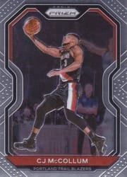 2020-21 Panini Prizm Base Set CJ McCollum #236 card