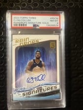 2023-24 Topps 3 Raindrops Signatures CJ McCollum #RS-CM card