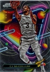 2023-24 Topps Chrome Cosmic Base Set CJ McCollum #79 card