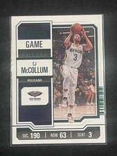 2023 Panini Contenders CJ McCollum Season Ticket #31 card