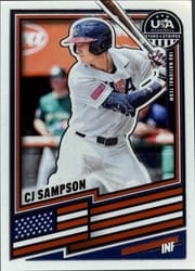 2026 Panini Stars & Stripes Prizm Base Set CJ Sampson #159 card