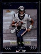 2024 Finest For the Record CJ Stroud #FTR-7 card