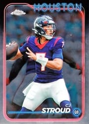 2024 Topps Chrome Base Set CJ Stroud #83 card