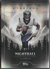 2024 Topps Midnight Nightball CJ Stroud #NB-16 card