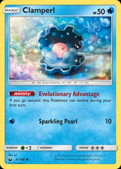 Celestial Storm Clamperl #41 card