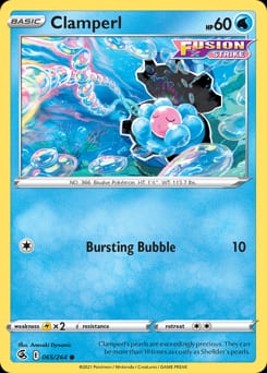 Fusion Strike Clamperl #65 card