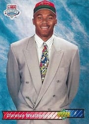 1992-93 Upper Deck Base Set Clarence Weatherspoon #5 card