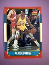 1986 Fleer Clark Kellogg #58 card