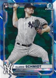 2021 Bowman Chrome Sapphire Edition Base Set Clarke Schmidt #33 card