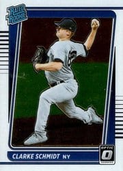 2021 Donruss Optic Base Set Clarke Schmidt #41 card
