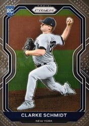 2021 Panini Prizm Base Set Clarke Schmidt #75 card