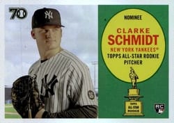 2021 Topps All-Star Rookie Cup Base Set Clarke Schmidt #17 card