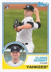 2021 Topps Archives Base Set Clarke Schmidt #158 card