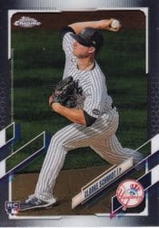 2021 Topps Chrome Base Set Clarke Schmidt #115 card
