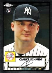 2021 Topps Chrome Platinum Anniversary Base Set Clarke Schmidt #10 card
