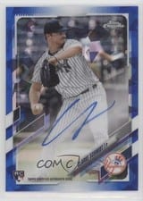 2021 Topps Chrome Sapphire Edition Rookie Autographs Clarke Schmidt #RA-CS card