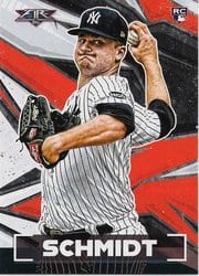 2021 Topps Fire Base Set Clarke Schmidt #29 card