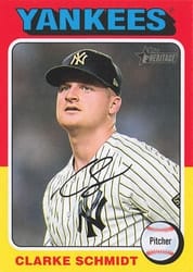 2024 Topps Heritage Mini Base Set Clarke Schmidt #236 card