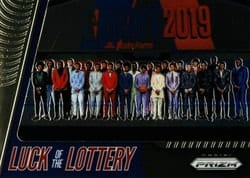 2019-20 Panini Prizm Luck of the Lottery Class of 2019 #15 card