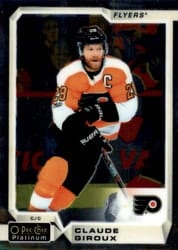 2018-19 O-Pee-Chee Platinum Base Set Claude Giroux #98 card