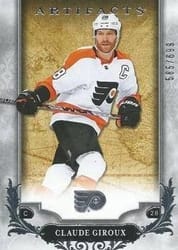 2018-19 Upper Deck Artifacts Base Set Claude Giroux #124 card