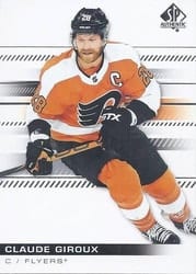 2019-20 SP Authentic Base Set Claude Giroux #54 card