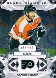2019-20 Upper Deck Black Diamond Base Set Claude Giroux #BDB-CG card