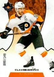 2019-20 Upper Deck Ultimate Collection Base Set Claude Giroux #54 card