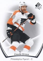 2021-22 SP Authentic Base Set Claude Giroux #18 card